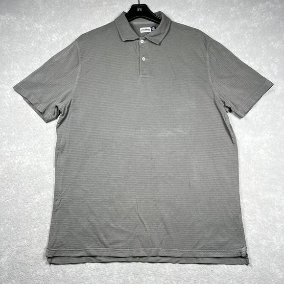 Chubbies Polo Shirt Men's XL Size Gray Short Sleeve Shirt Weekend Arrived - Picture 1 of 9